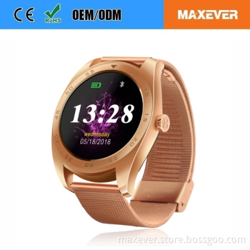 Leather/Steel Band MTK2502 Heartrate K89 Smart Watch
